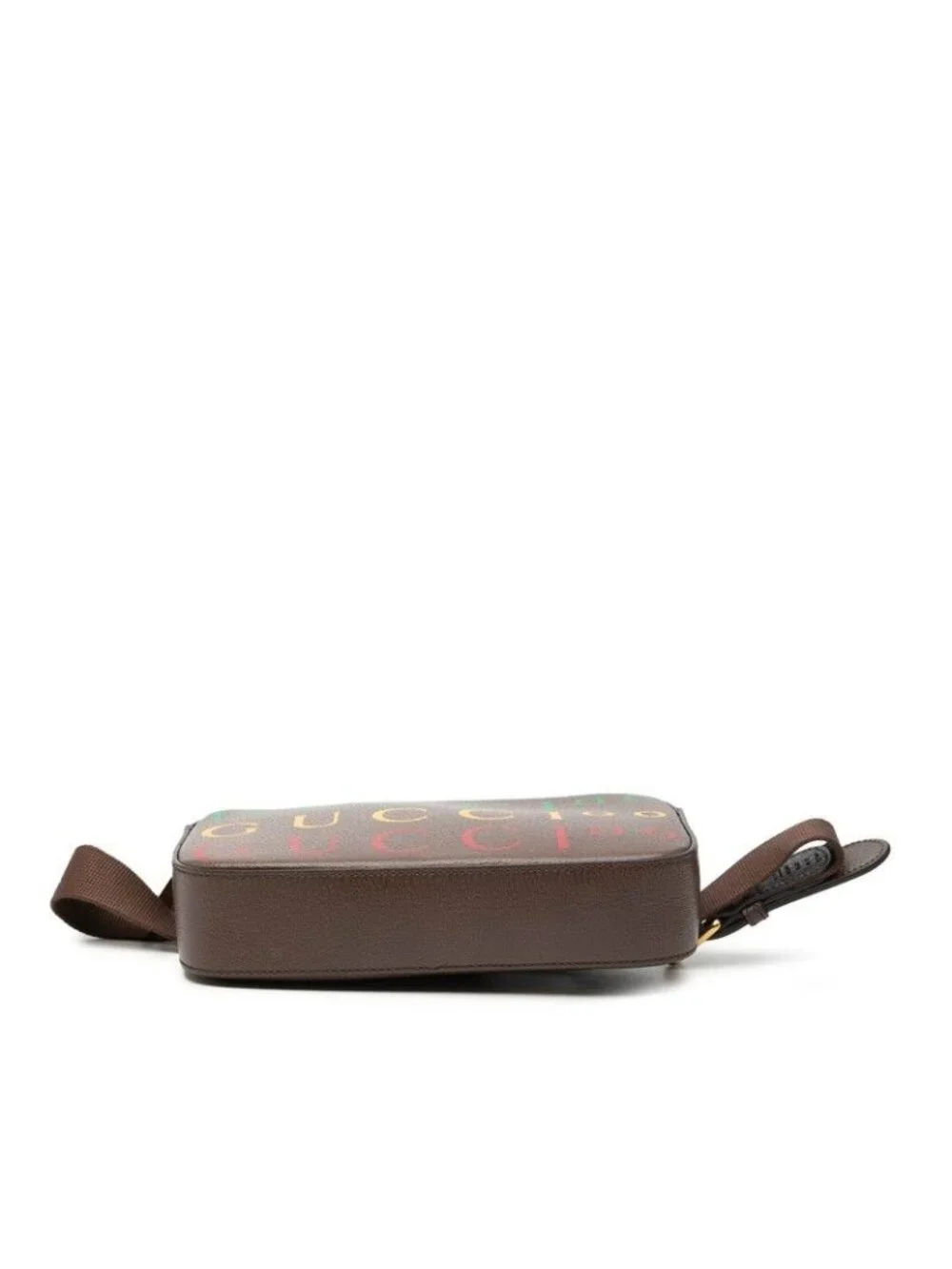 Gucci Anniversary Logo Waist Bag Brown Leather